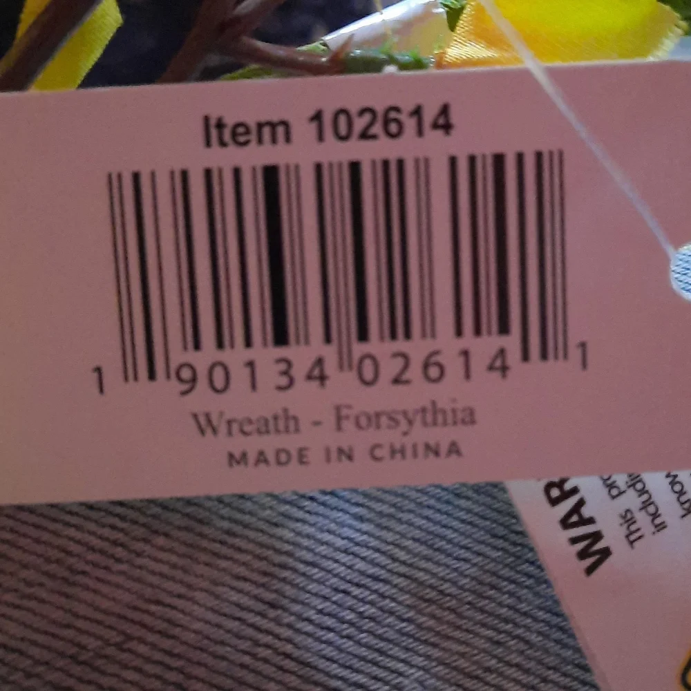 Forsythia Wreath Yellow Flower Spring Easter Everyday Candle Ring Centerpiece